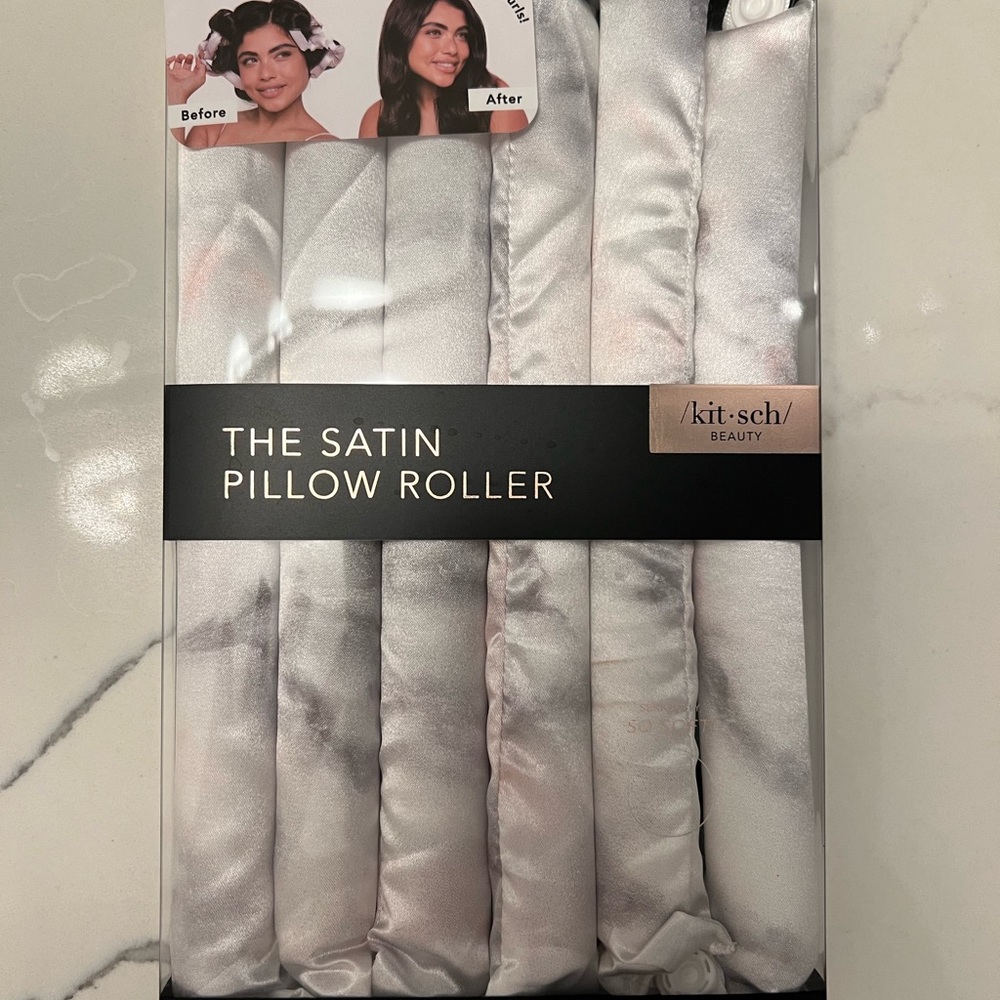 New kitsch sating pillow rollers